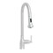 Whitehaus Lead Free SS Sgl-Hole Faucet W/ Gooseneck Swivel Spout, Pull Down Spray WHS6800-PDK-PSS - alternate 3